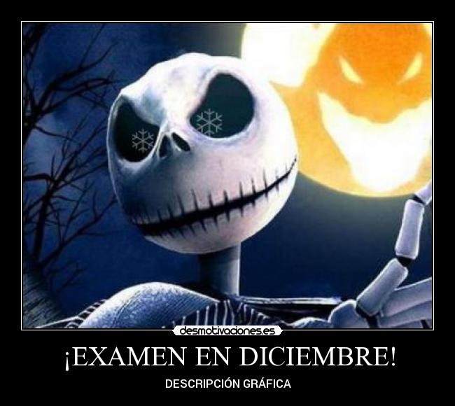 ¡EXAMEN EN DICIEMBRE! - DESCRIPCIÓN GRÁFICA