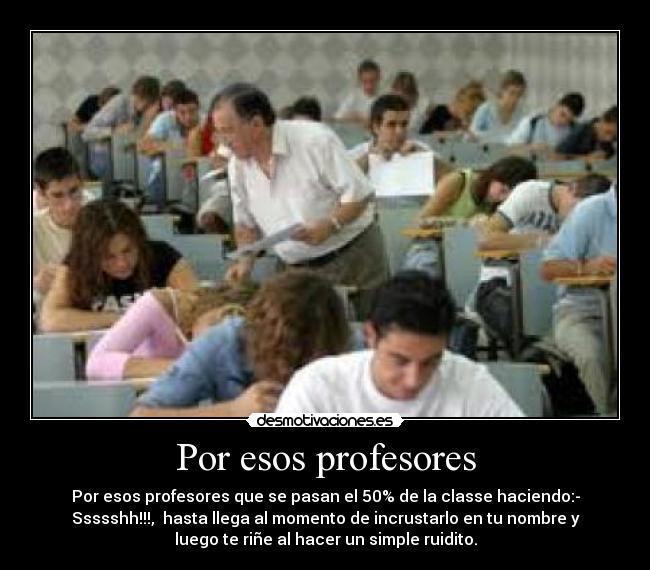 Por esos profesores - 