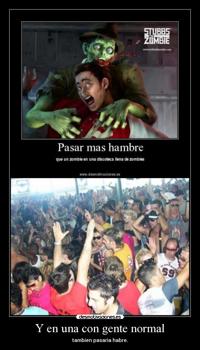 carteles hambre zombi desmotivaciones