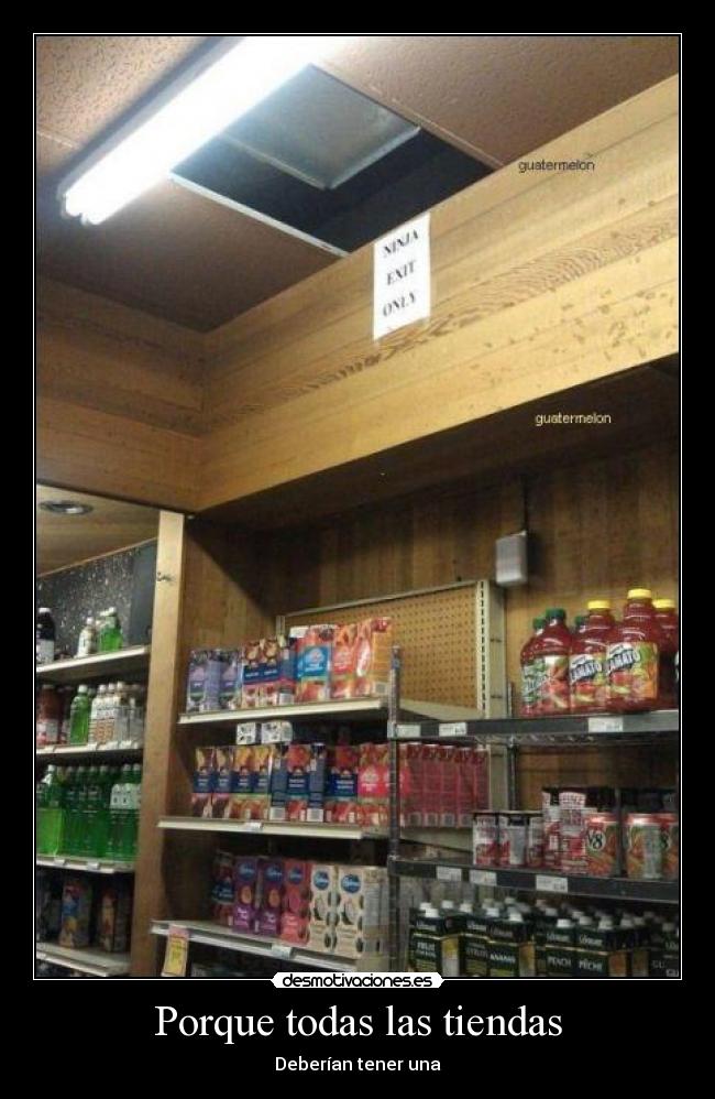 Porque todas las tiendas - Deberían tener una