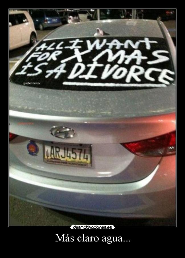 Más claro agua... -