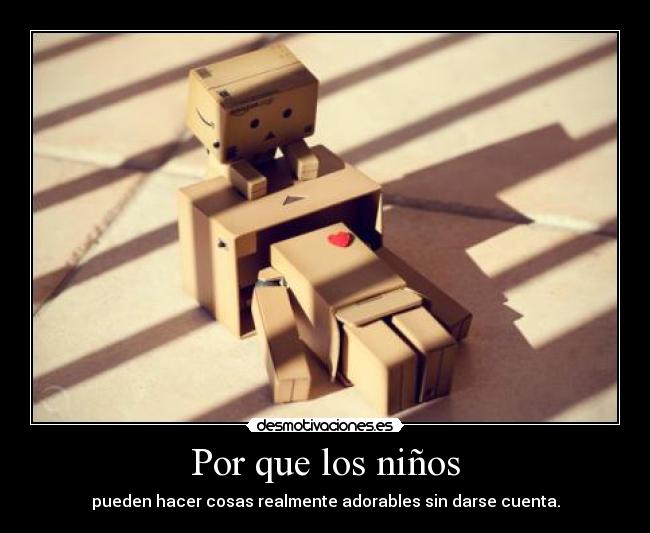 Por que los niños -