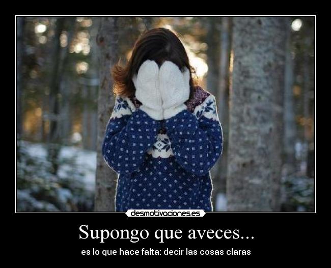 carteles decir las cosas claras desmotivaciones