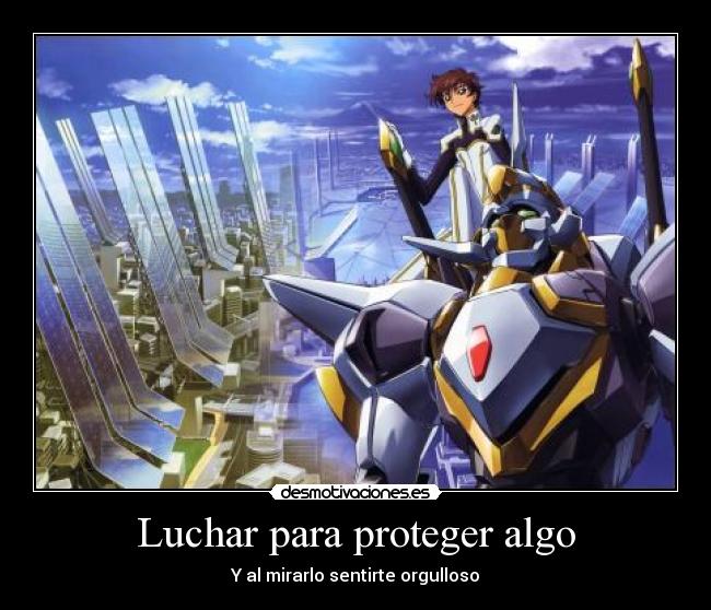 carteles iamdeliz code geass suzaku lancelot desmotivaciones