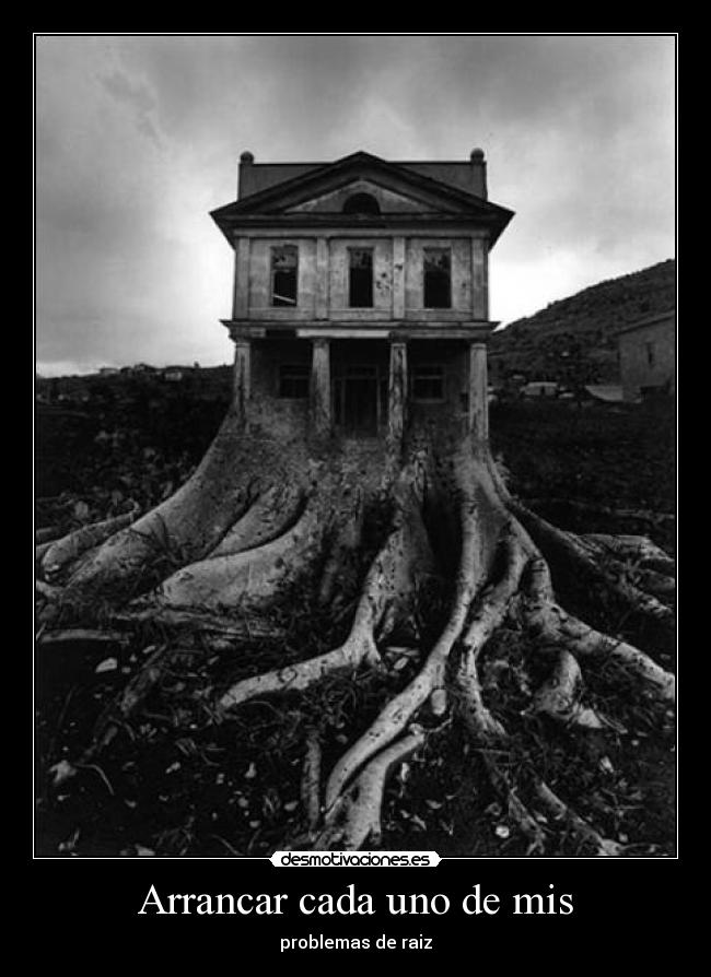 Arrancar cada uno de mis - problemas de raiz