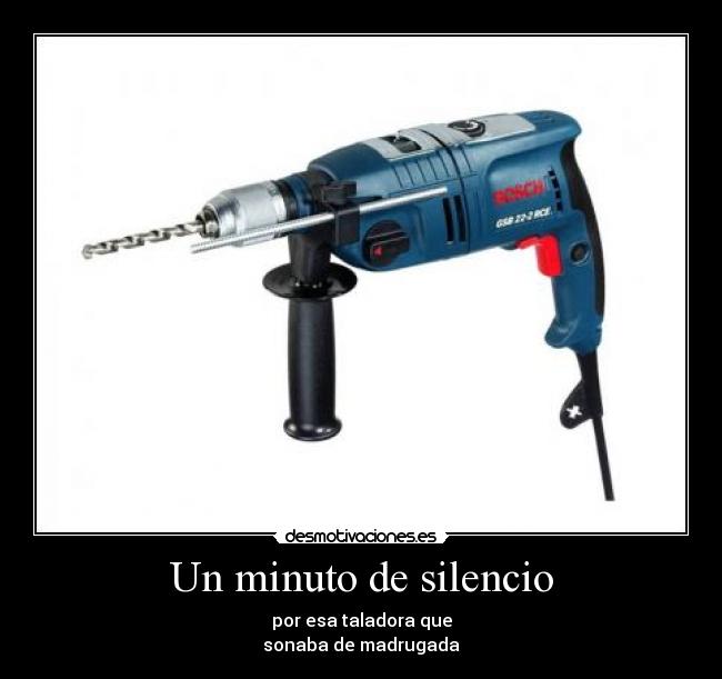 Un minuto de silencio -