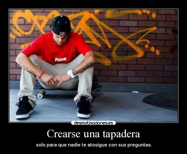 Crearse una tapadera - 