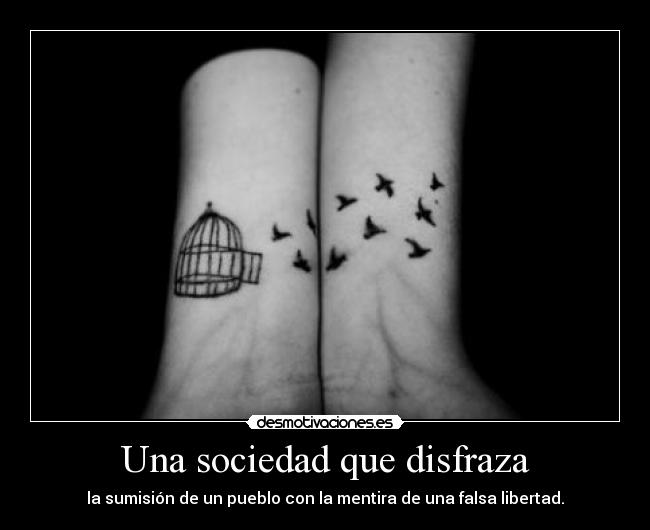 Una sociedad que disfraza - 