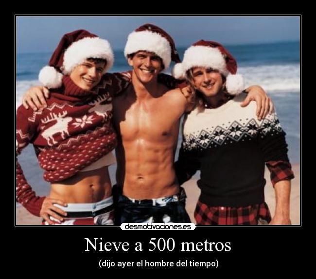 Nieve a 500 metros -