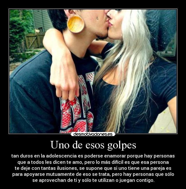 Uno de esos golpes -