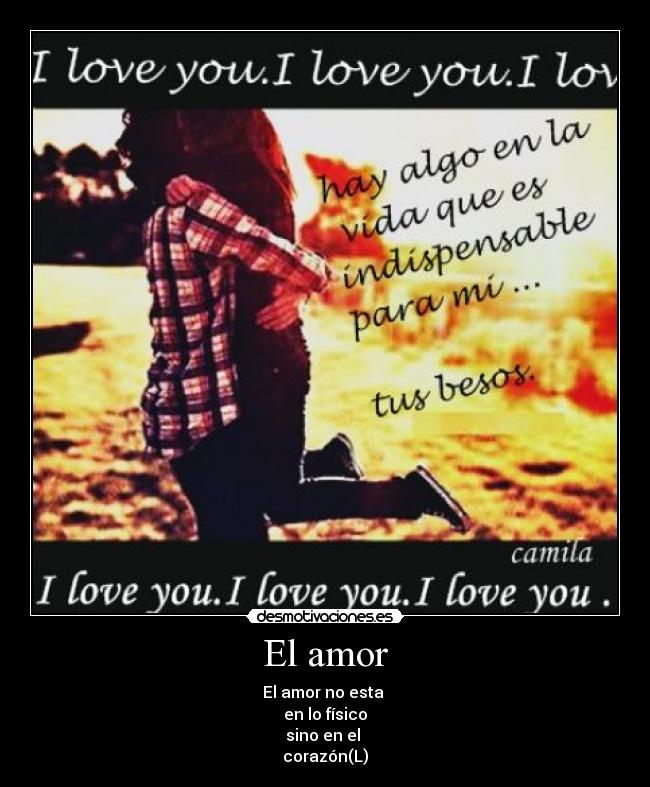 El amor -