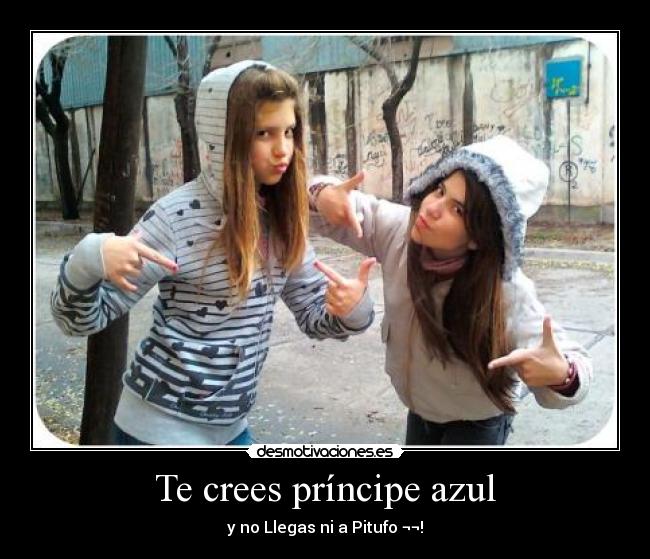 Te crees príncipe azul - y no Llegas ni a Pitufo ¬¬!