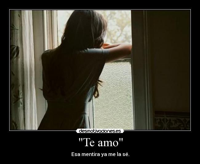 Te amo -
