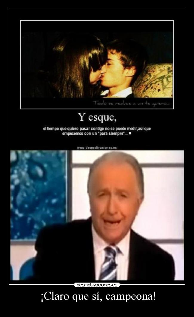 ¡Claro que sí, campeona! - 