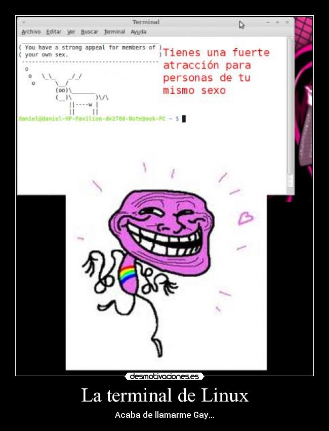 carteles troll gay desmotivaciones