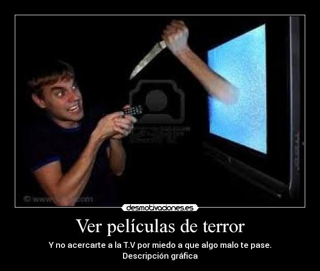 Ver películas de terror -