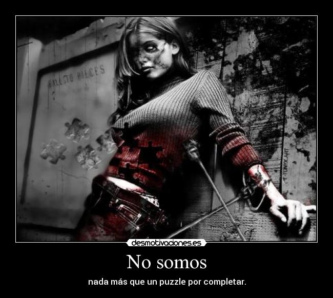 No somos -