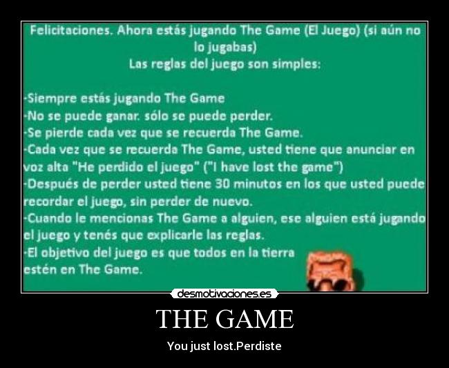 THE GAME - 