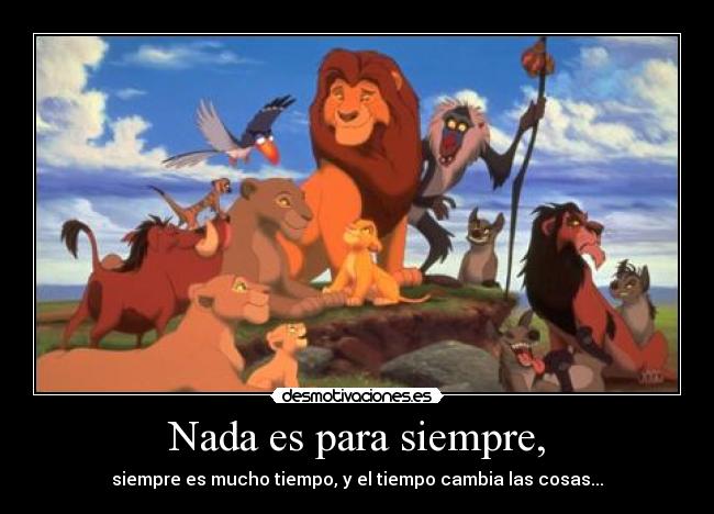 carteles rey leon desmotivaciones