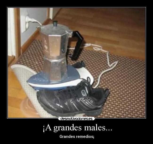 ¡A grandes males... - Grandes remedios¡