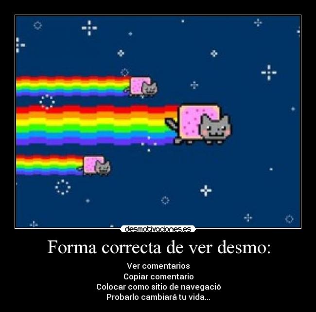 carteles nyan desmotivaciones