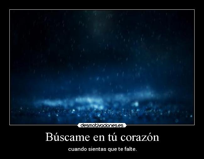 Búscame en tú corazón - 