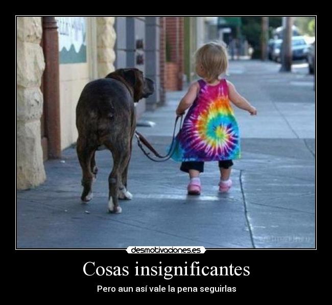 Cosas insignificantes - 