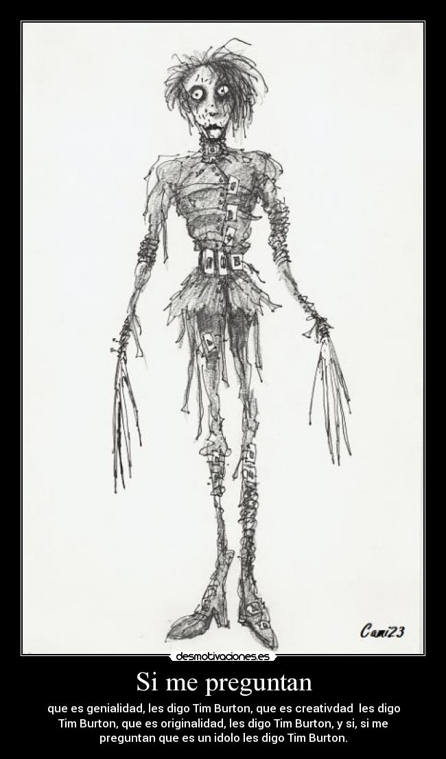 carteles tim burton desmotivaciones