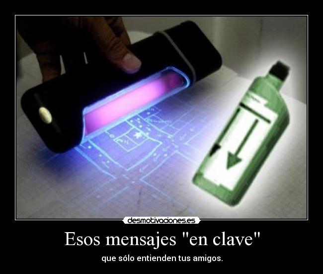 Esos mensajes en clave - 