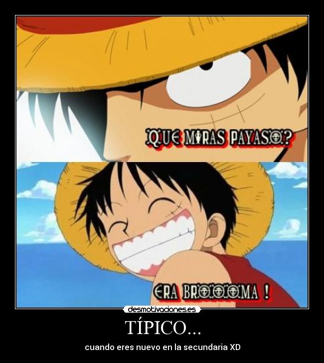 TÍPICO... - cuando eres nuevo en la secundaria XD