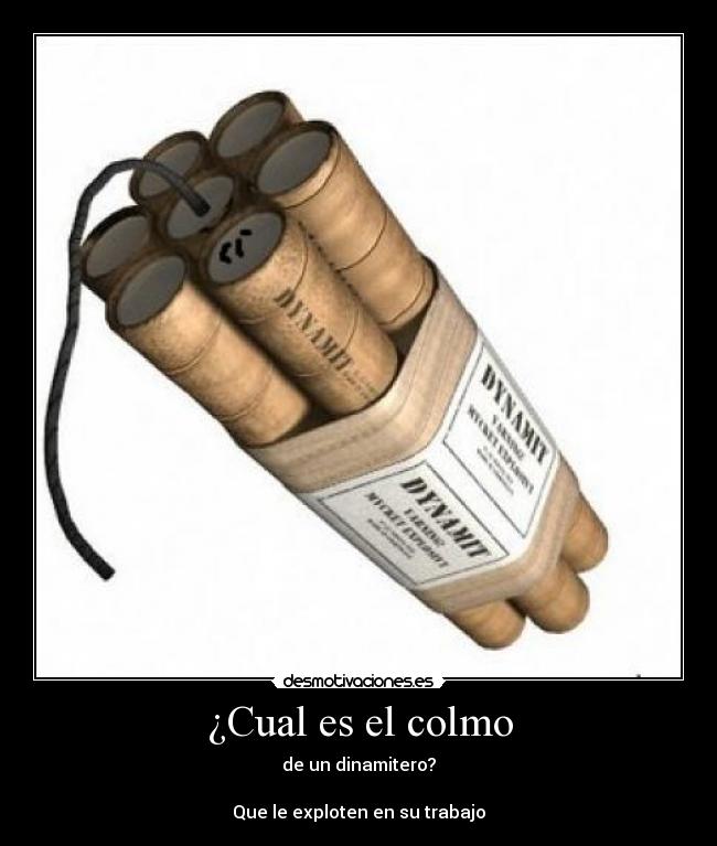 ¿Cual es el colmo - 