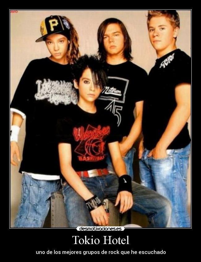 Tokio Hotel - uno de los mejores grupos de rock que he escuchado