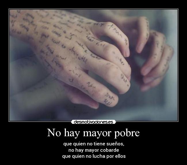 No hay mayor pobre -