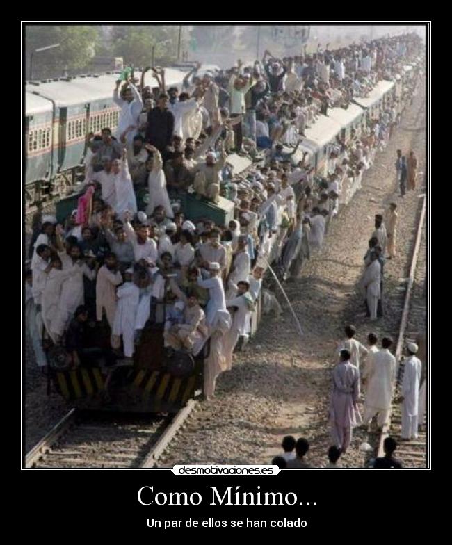 Como Mínimo... - Un par de ellos se han colado