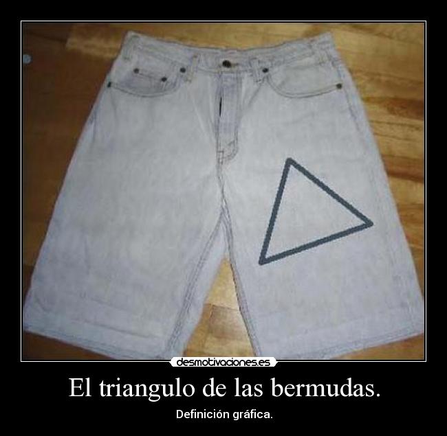 El triangulo de las bermudas. - Definición gráfica.
