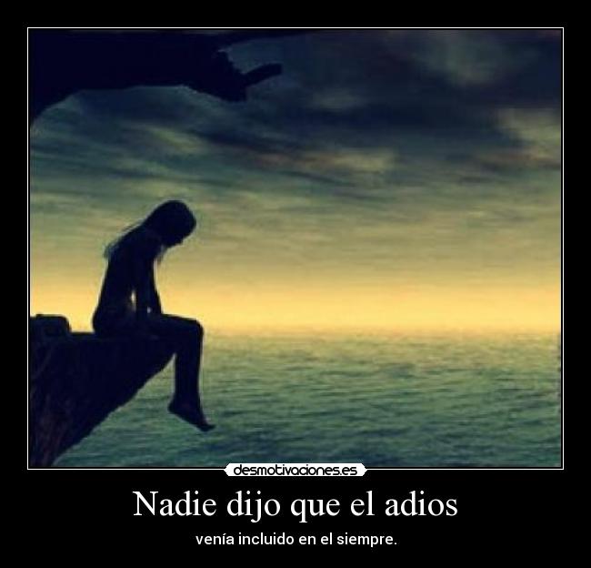 carteles adios siempre desmotivaciones