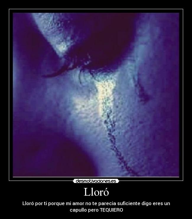 Lloró -