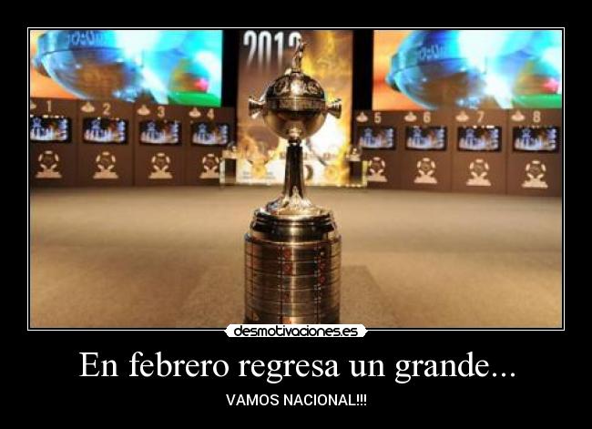 En febrero regresa un grande... -