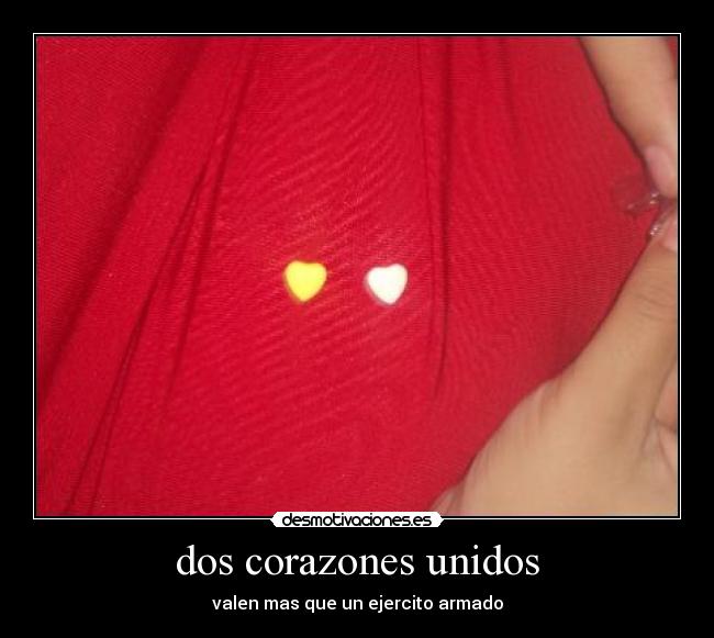 dos corazones unidos - 