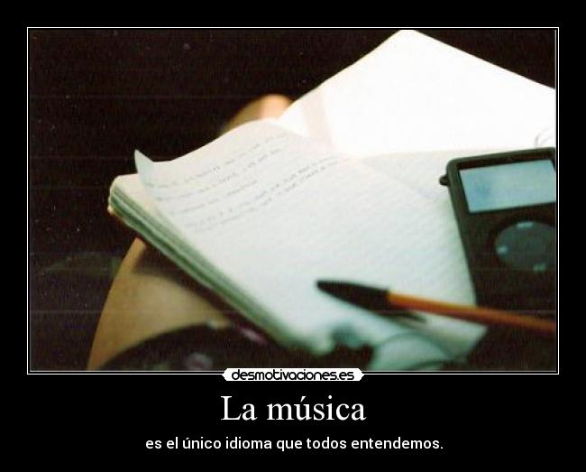La música -