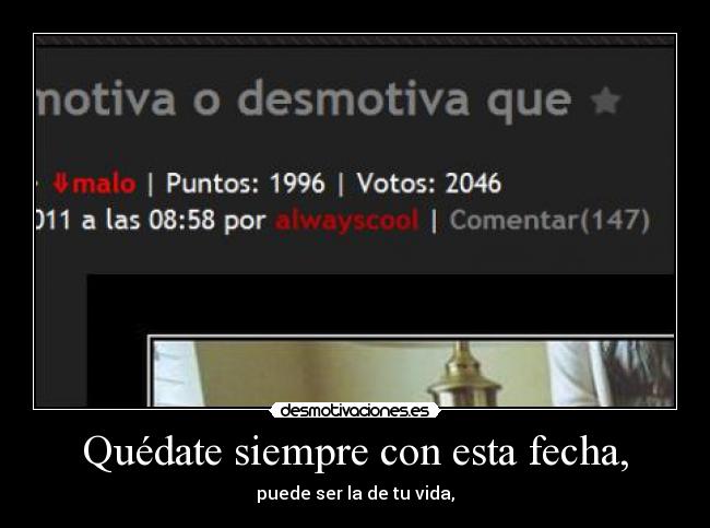 carteles 1996 2046 fechas desmotivaciones