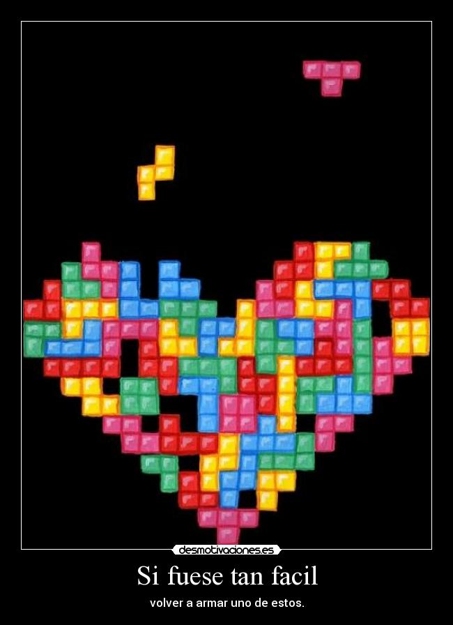 Si fuese tan facil - volver a armar uno de estos.