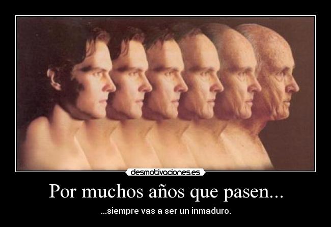 carteles anonimo13 soy inmaduro desmotivaciones