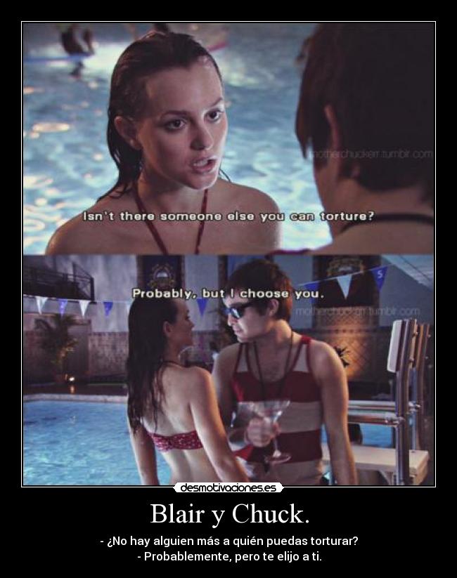 Blair y Chuck. - 