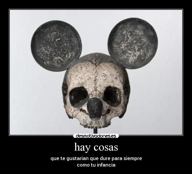 hay cosas -