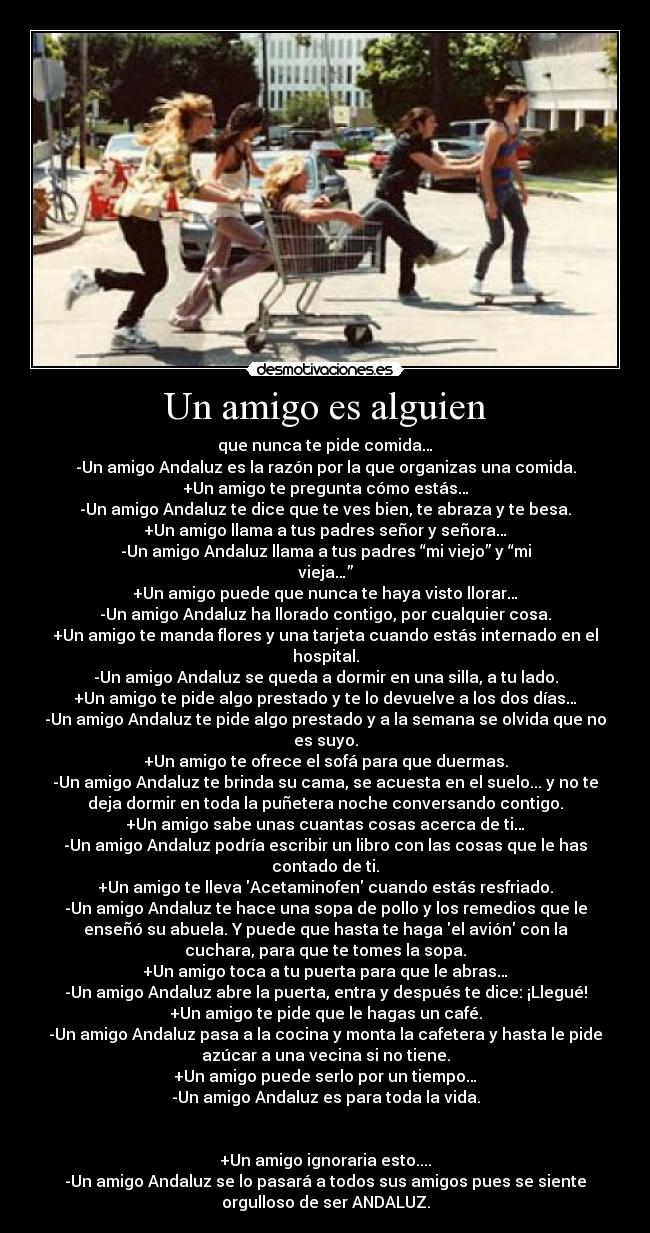 Un amigo es alguien -