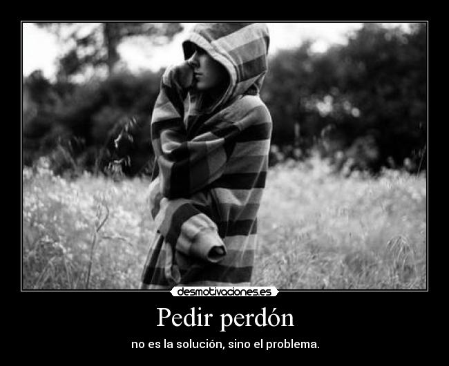 Pedir perdón -