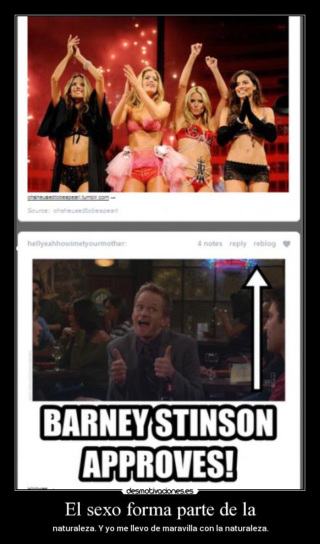 El sexo forma parte de la - 