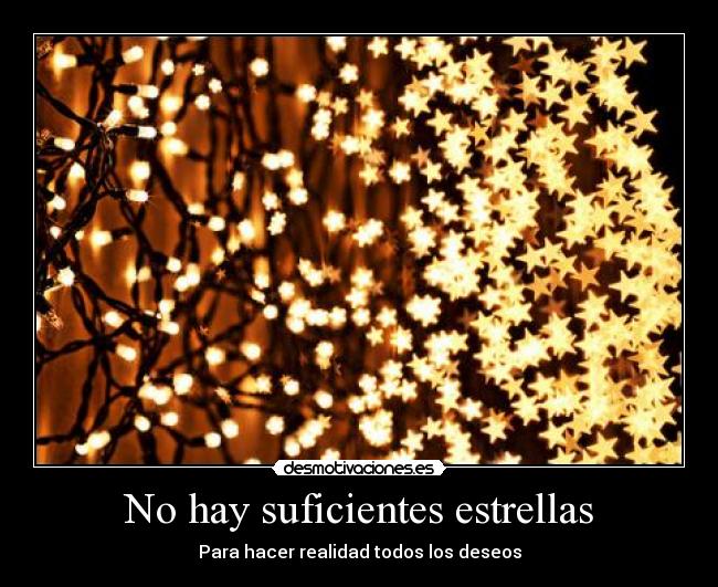 No hay suficientes estrellas - 