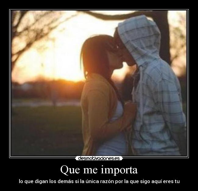 Que me importa - 
